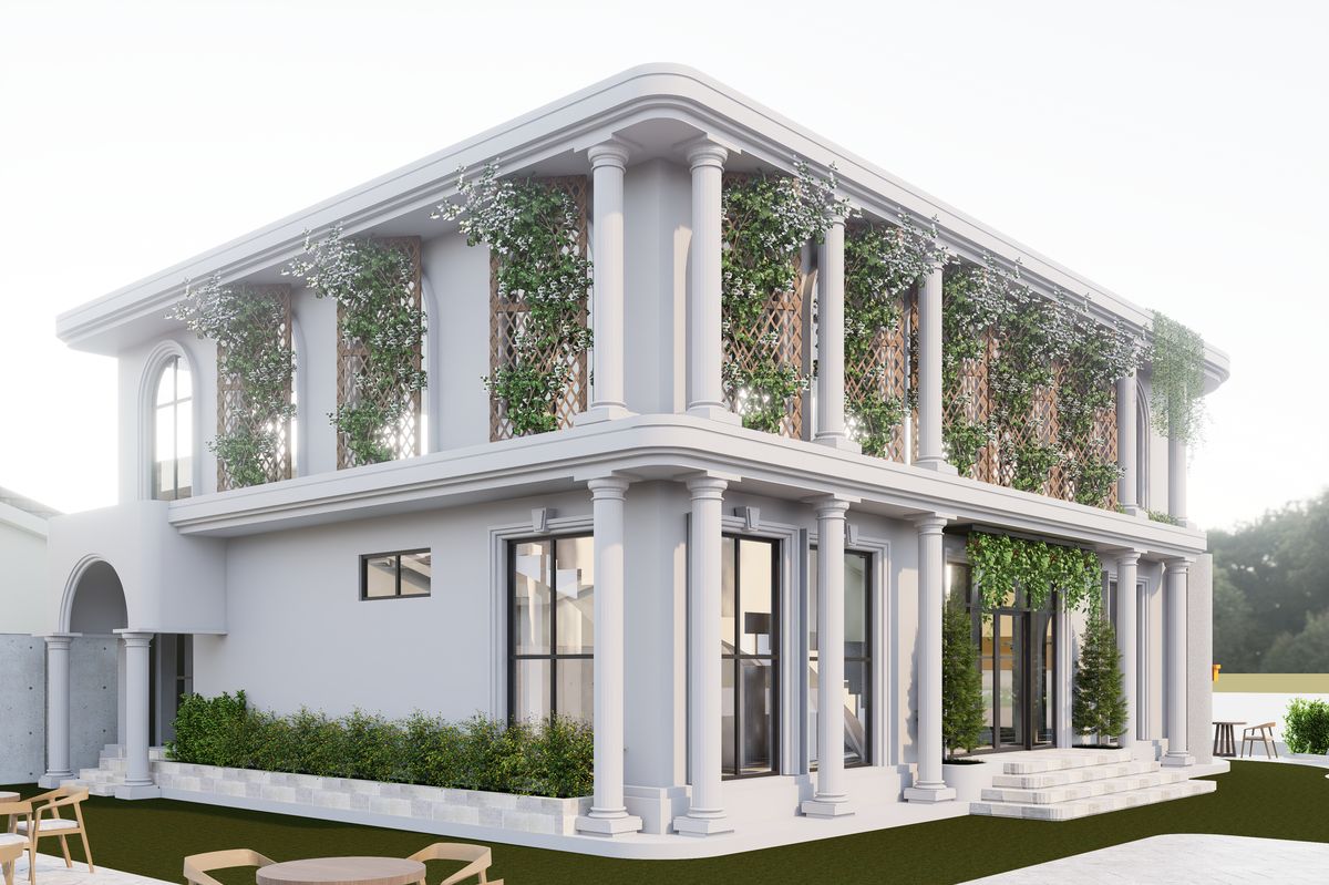 Modern Garden Facade