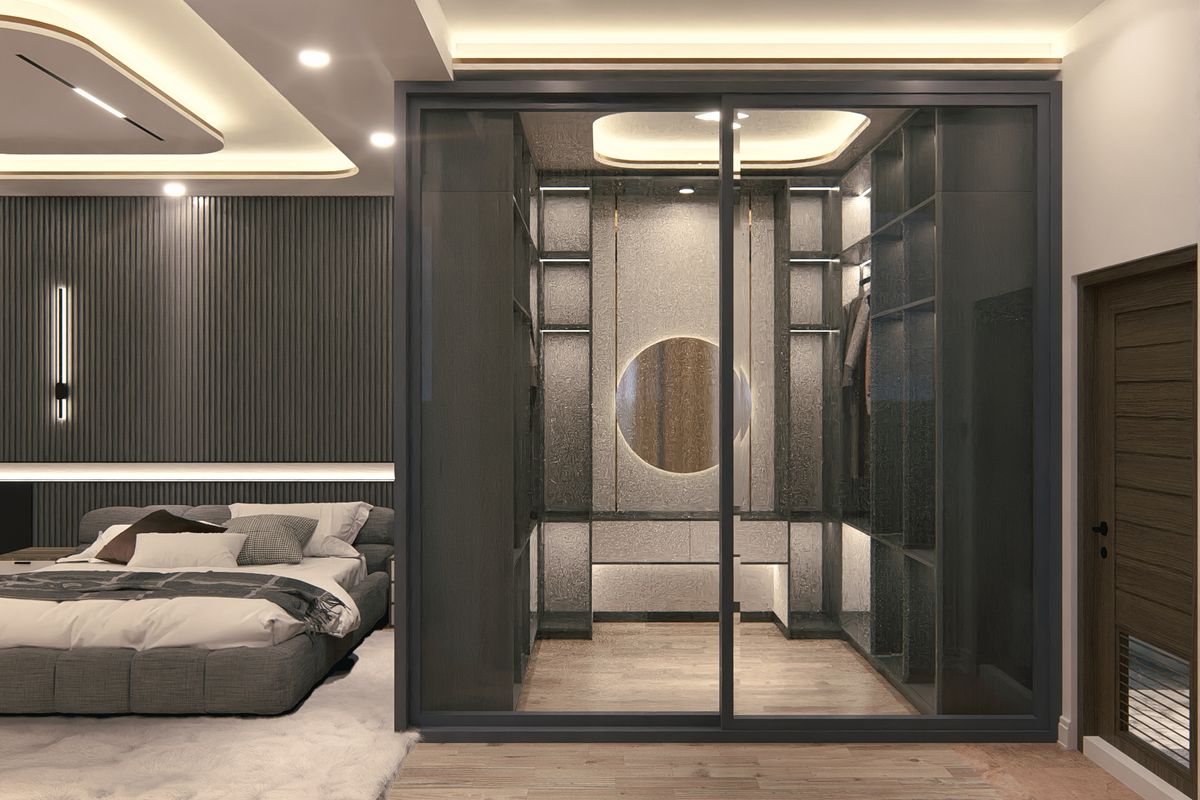 Modern Glass Closet