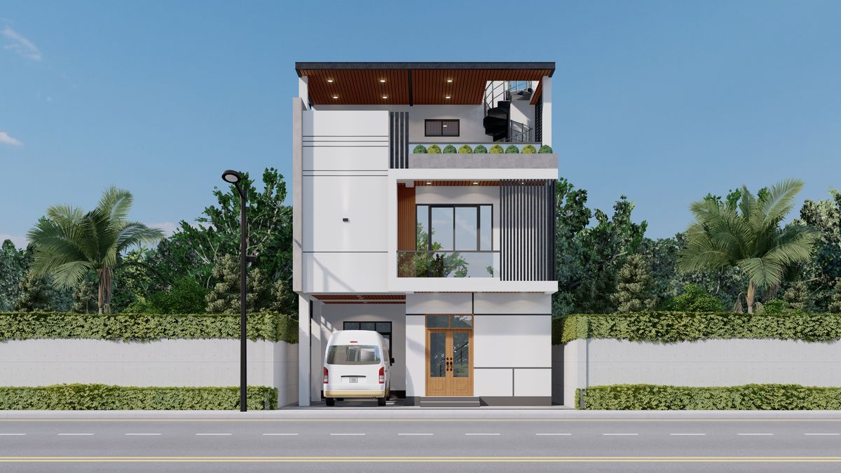 Modern House Front