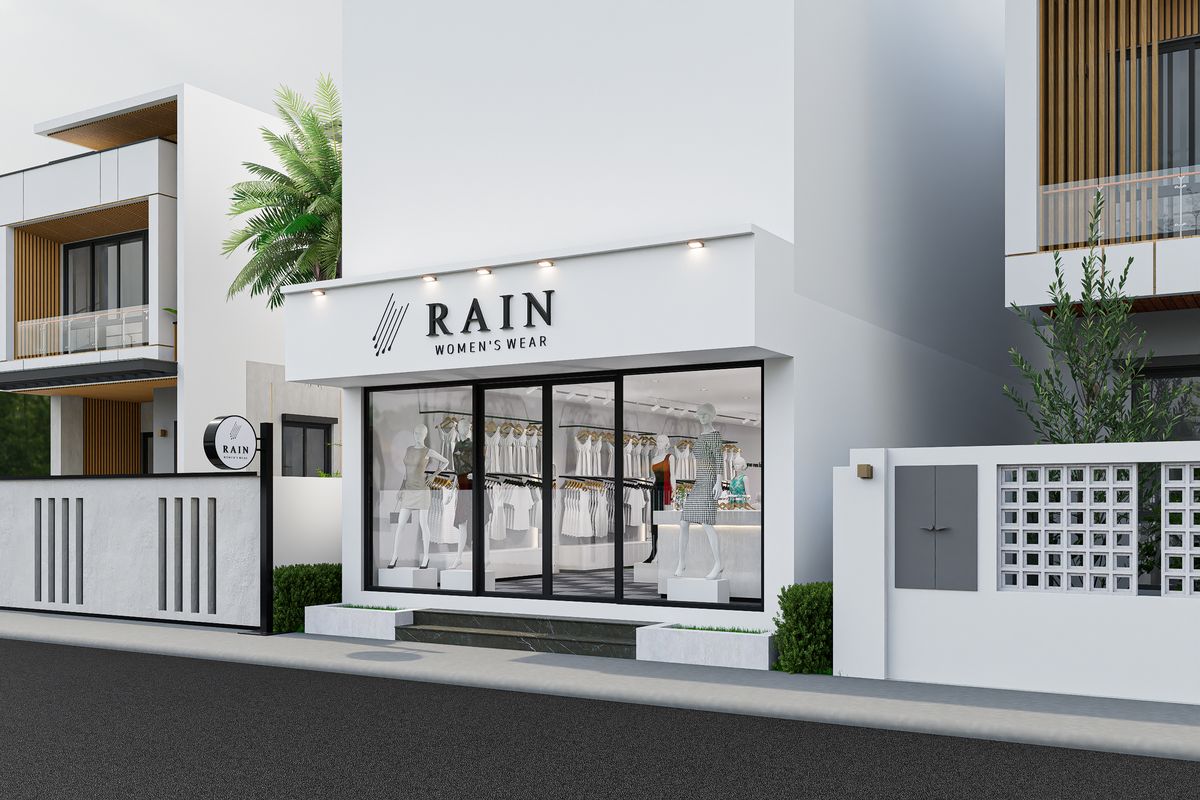 Rain Store Front