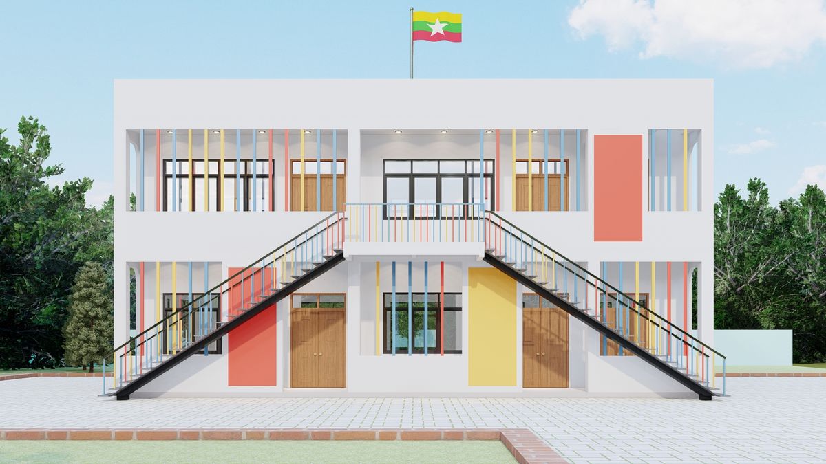 Colorful Building