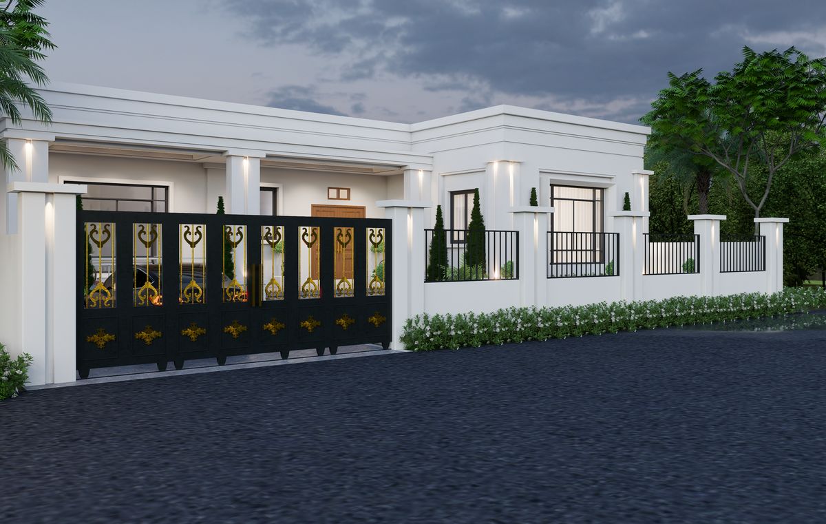 Modern White Home