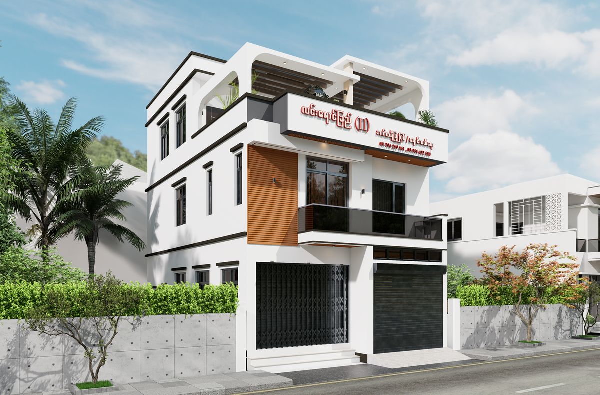 Modern White Building
