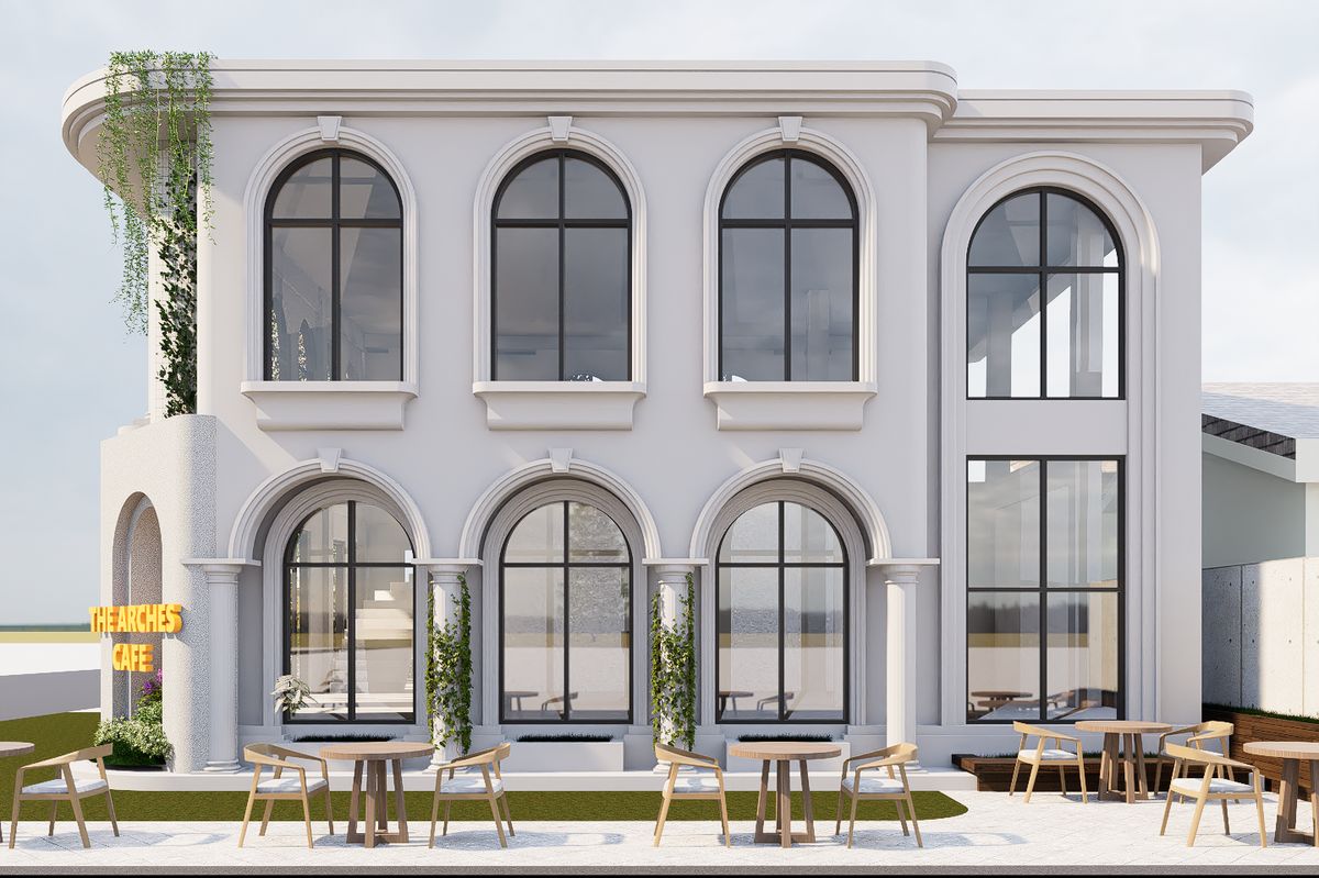 Arched Windows Building