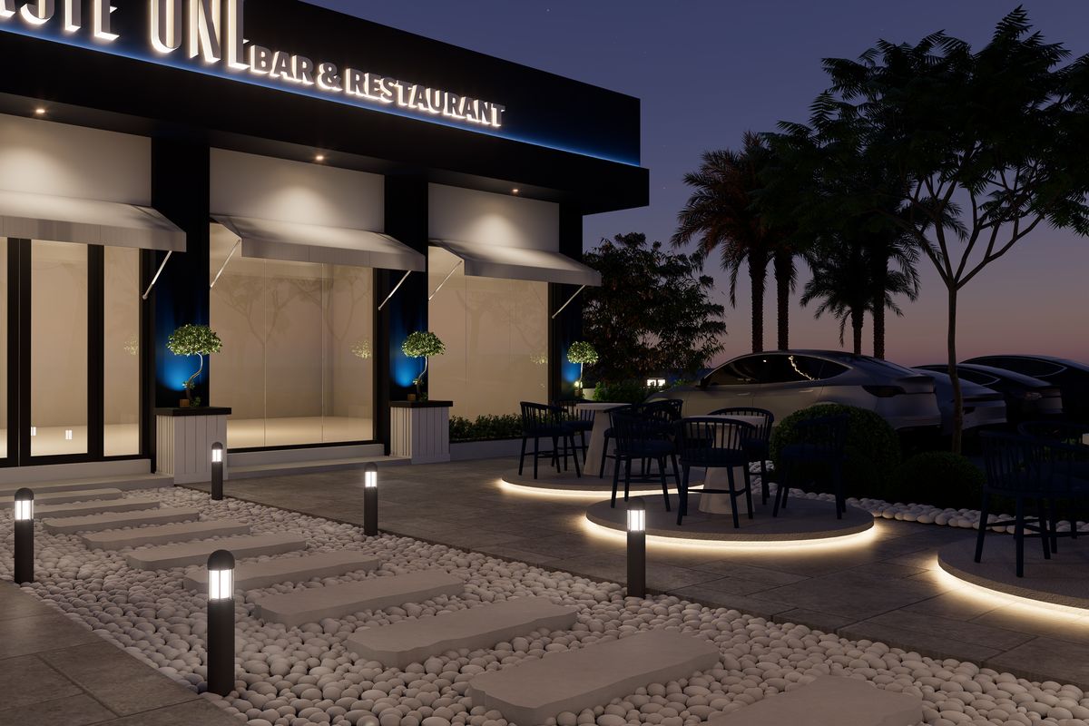 Restaurant Outdoor Lighting